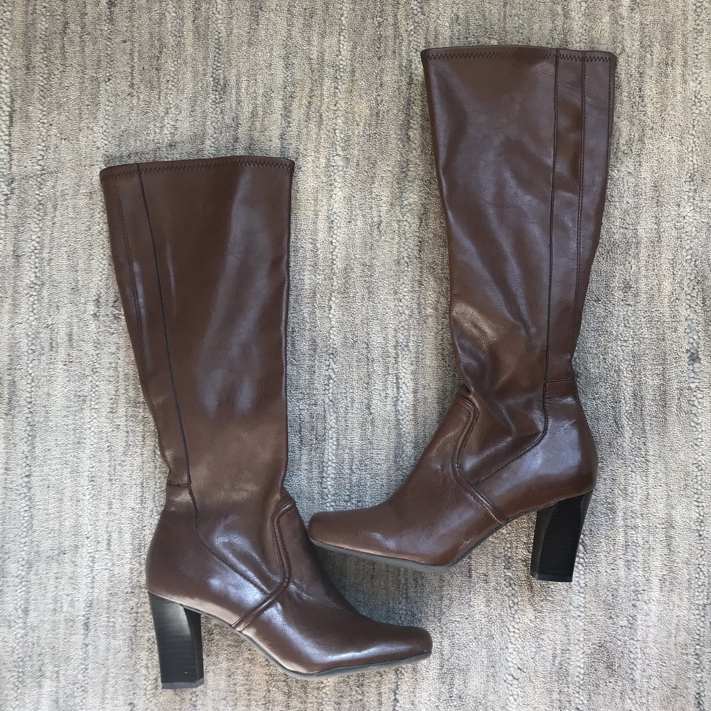 Franco Sarto Women’s Knee High Heeled Boots